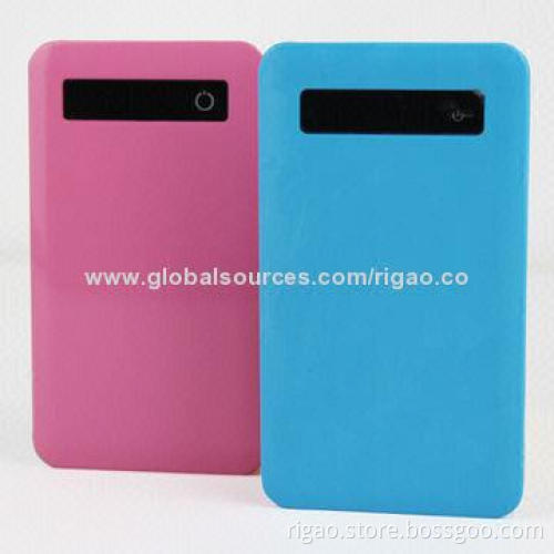 Li-polymer battery power bank with LED display